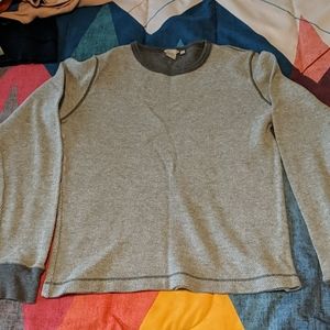 JCrew LS thermal top in Gray